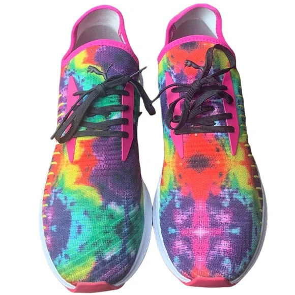 💐PUMA Avid Evoknit Haze Tie Dye Men's Shoes size 8.5 - Picture 2 of 14
